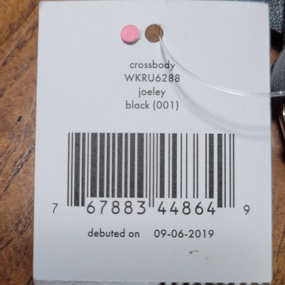 New Kate Spade Black Glitter Crossbody Purse - Picture 3 of 3